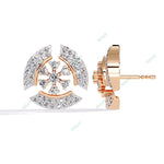 Load image into Gallery viewer, Round Designer Studs Earring STDE1403
