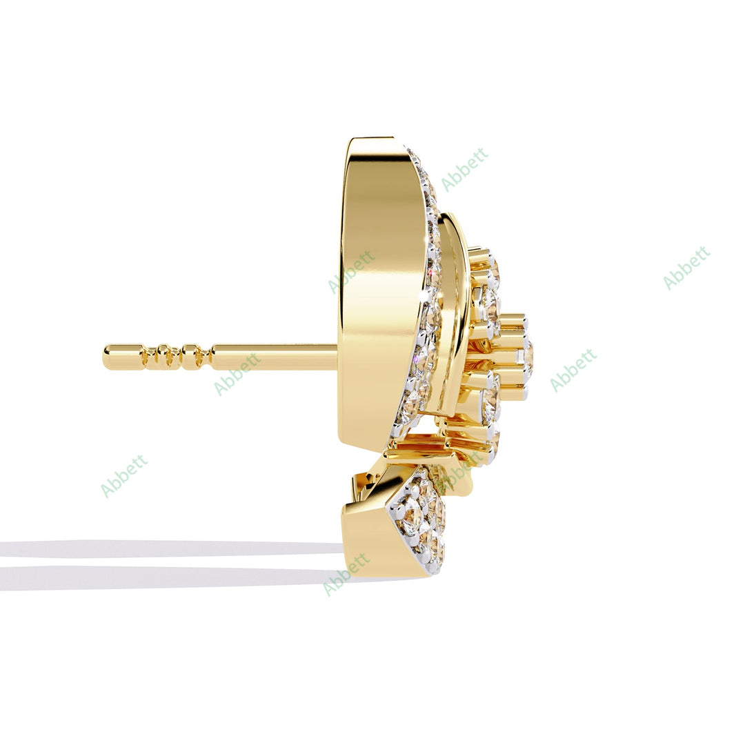 Round Designer Studs Earring STDE1403