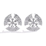 Load image into Gallery viewer, Round Designer Studs Earring STDE1403
