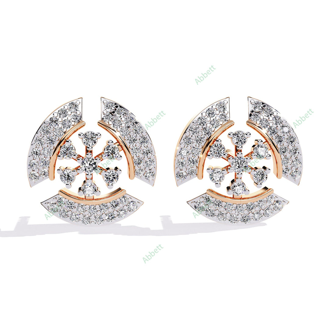 Round Designer Studs Earring STDE1403