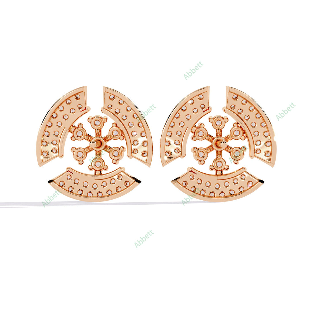 Round Designer Studs Earring STDE1403