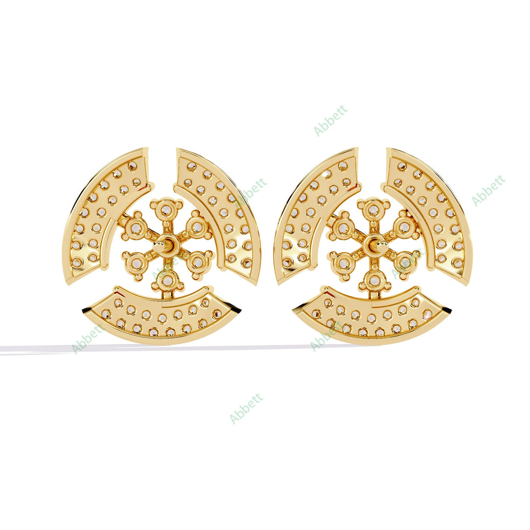 Round Designer Studs Earring STDE1403
