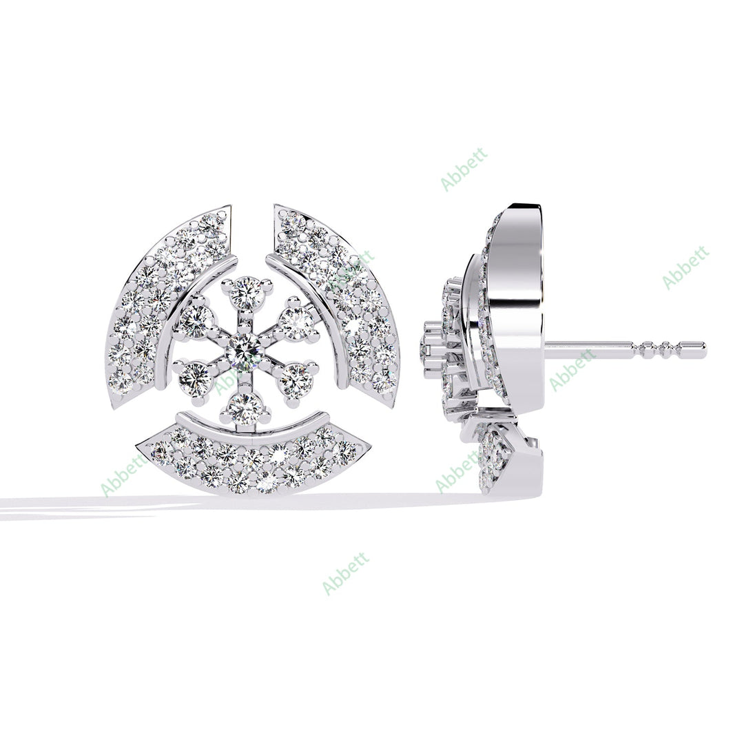 Round Designer Studs Earring STDE1403