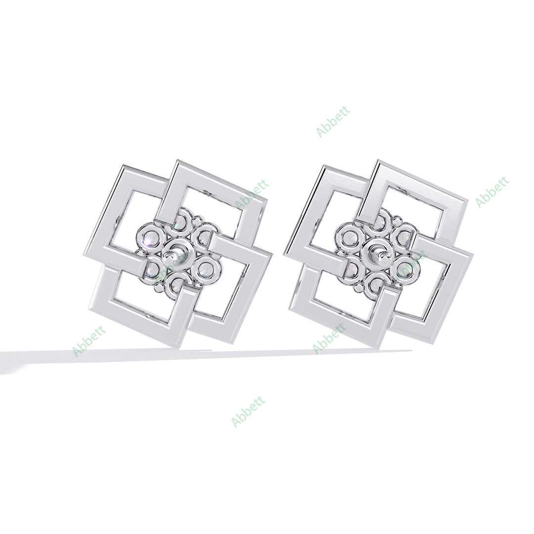 Round Designer Studs Earring STDE1404