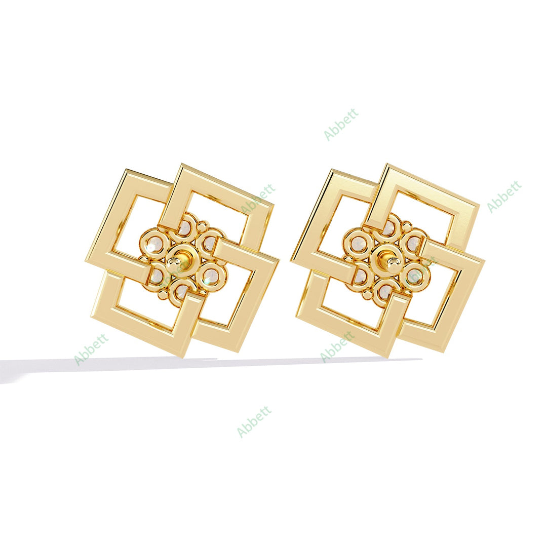 Round Designer Studs Earring STDE1404