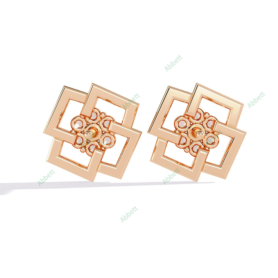 Round Designer Studs Earring STDE1404