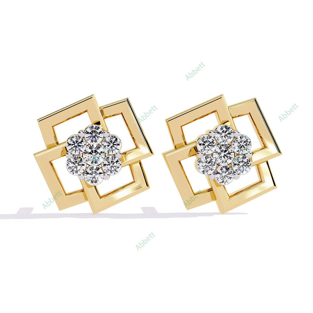 Round Designer Studs Earring STDE1404
