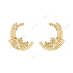 Load image into Gallery viewer, Round Designer Studs Earring STDE1410
