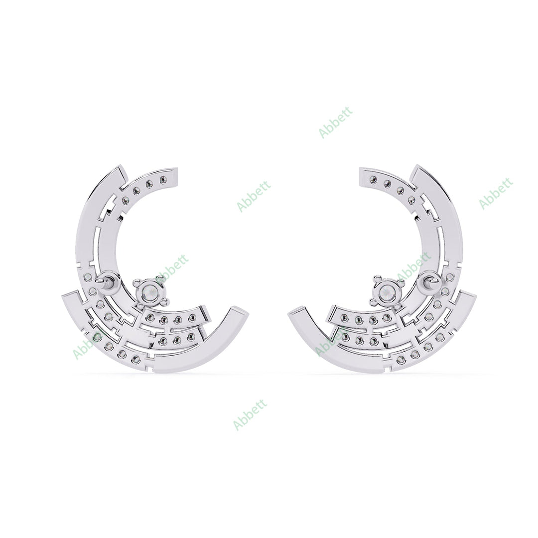Round Designer Studs Earring STDE1410