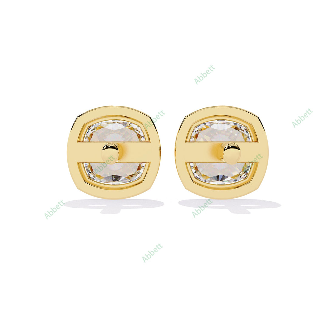 Cushion Designer Studs Earring STDE1411