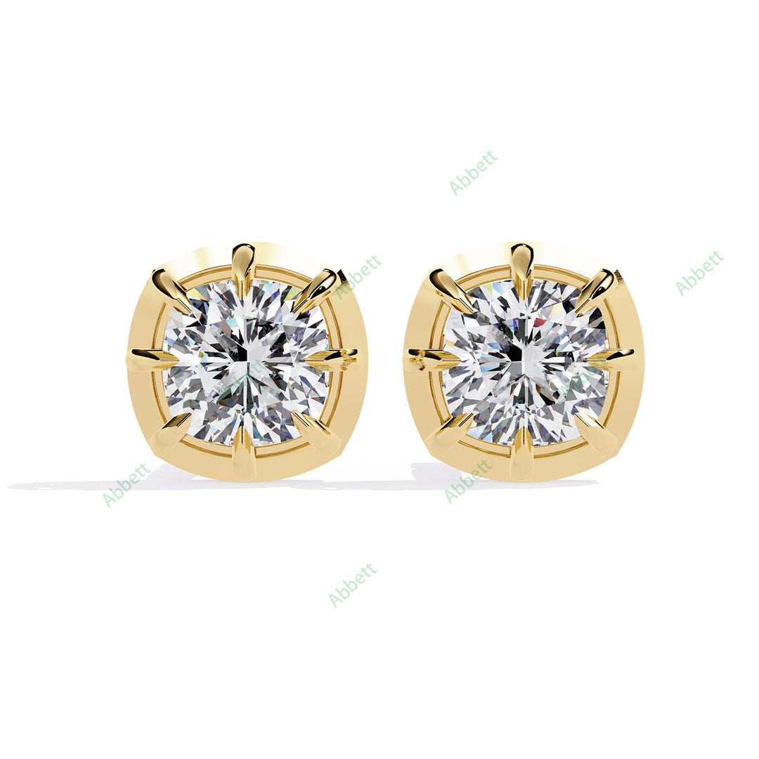 Cushion Designer Studs Earring STDE1411