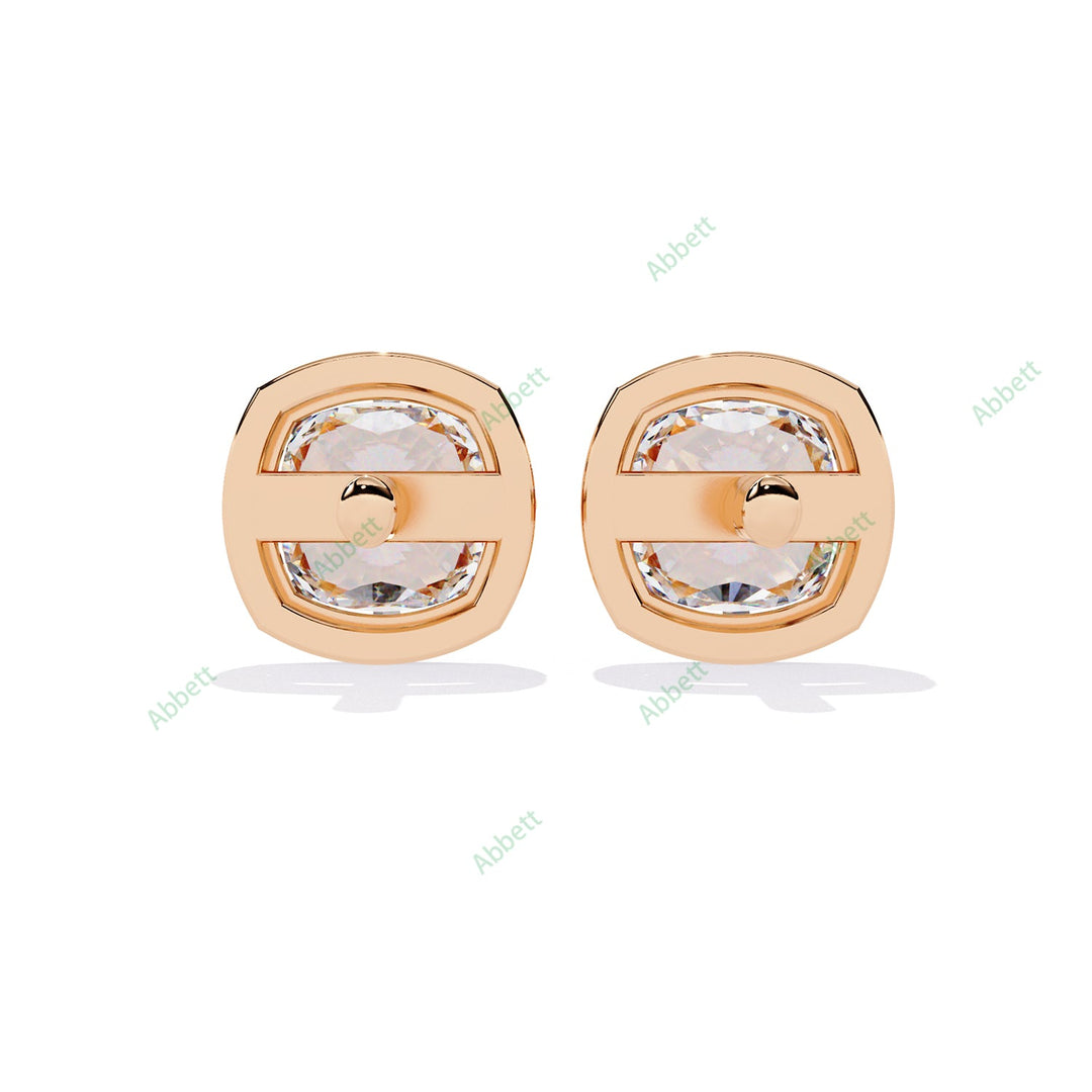 Cushion Designer Studs Earring STDE1411