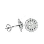 Load image into Gallery viewer, Double Halo Stud Earring STDO008
