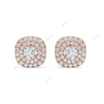 Load image into Gallery viewer, Double Halo Stud Earring STDO025
