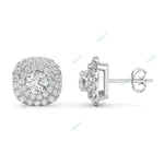 Load image into Gallery viewer, Double Halo Stud Earring STDO025
