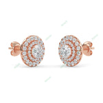 Load image into Gallery viewer, Double Halo Stud Earring STDO026
