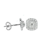 Load image into Gallery viewer, Double Halo Stud Earring STDO038
