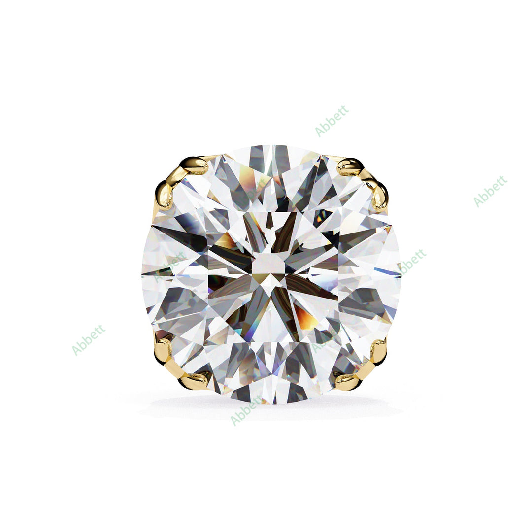 Round Eight Prong Studs Earring STEI1331