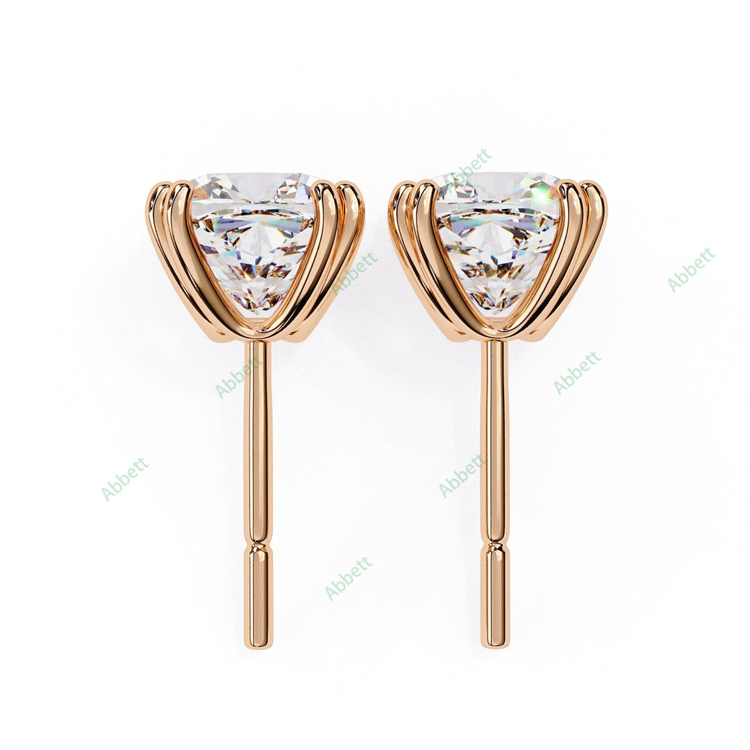 Cushion Eight Prong Studs Earring STEI1332