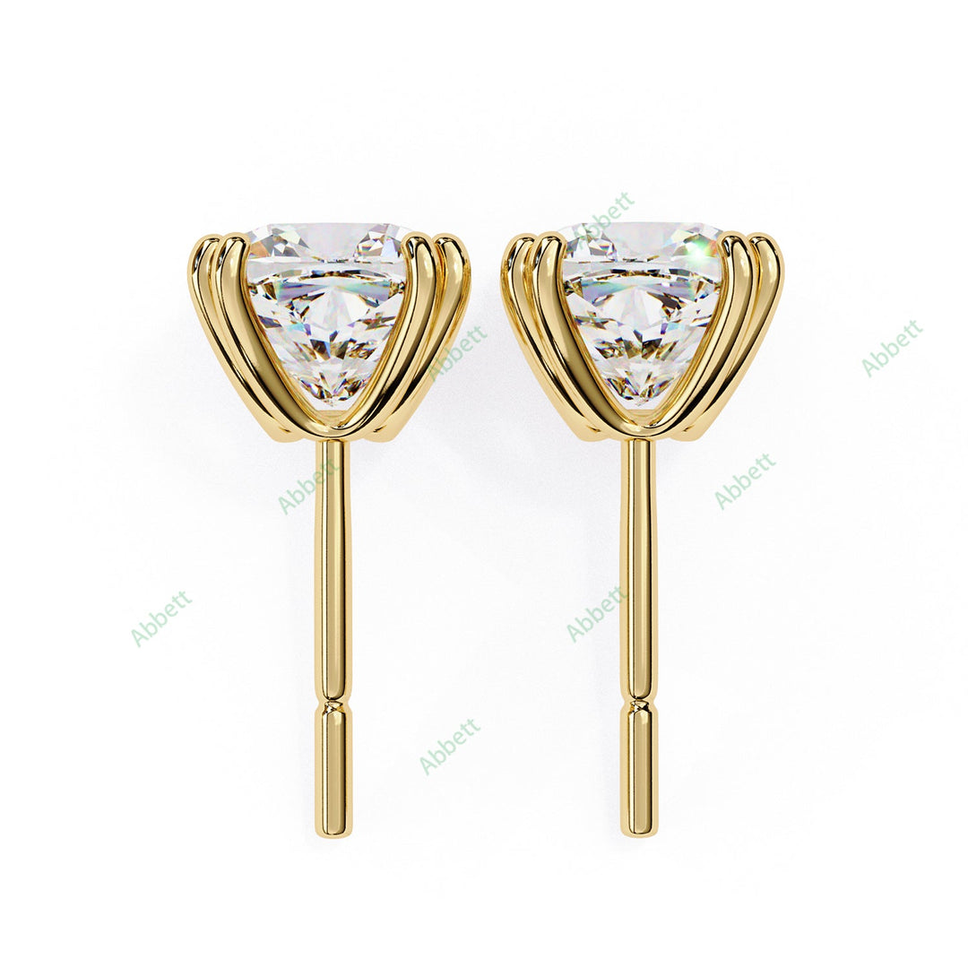 Cushion Eight Prong Studs Earring STEI1332