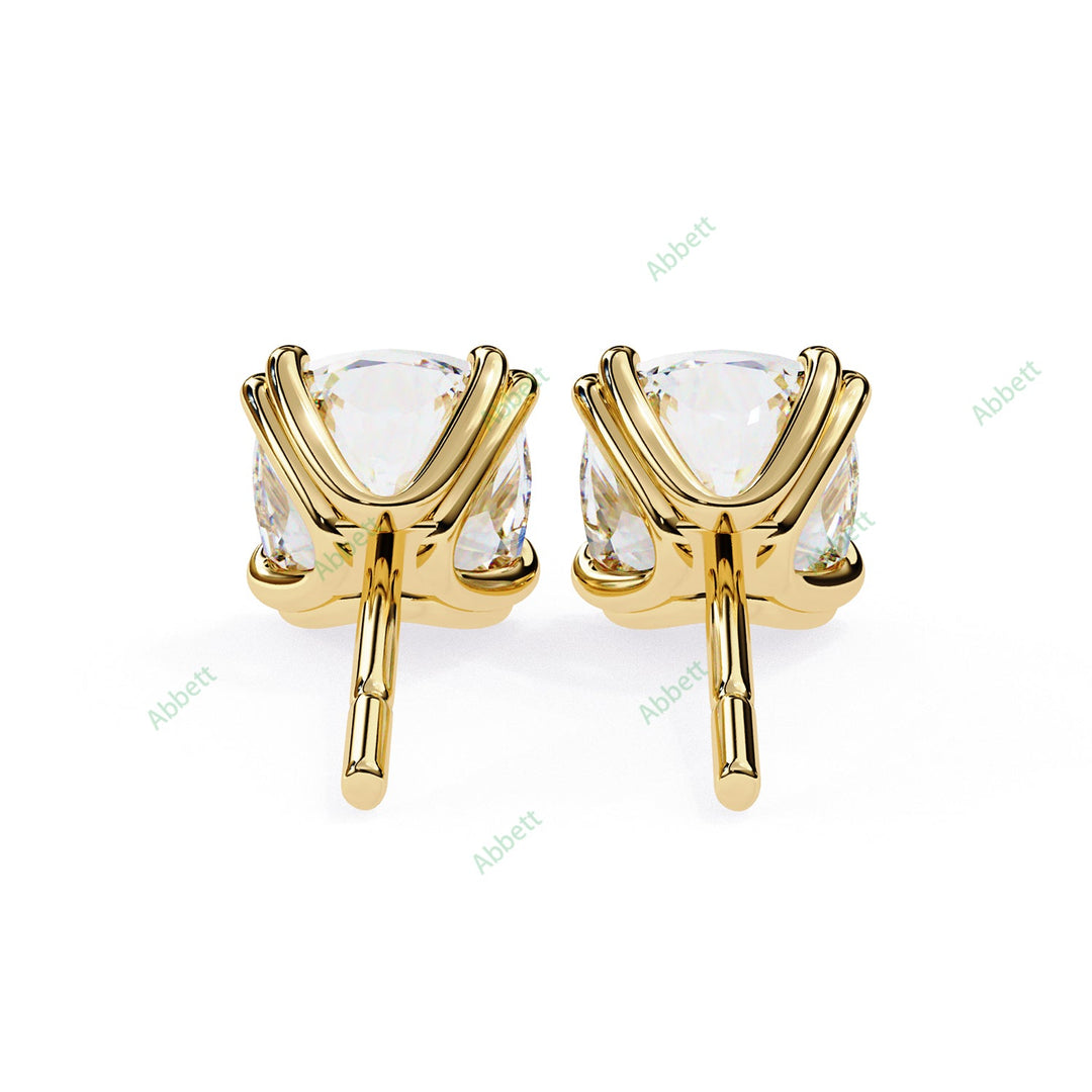 Cushion Eight Prong Studs Earring STEI1332