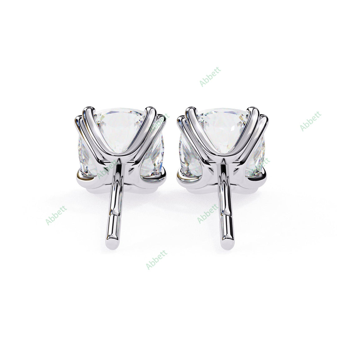 Cushion Eight Prong Studs Earring STEI1332