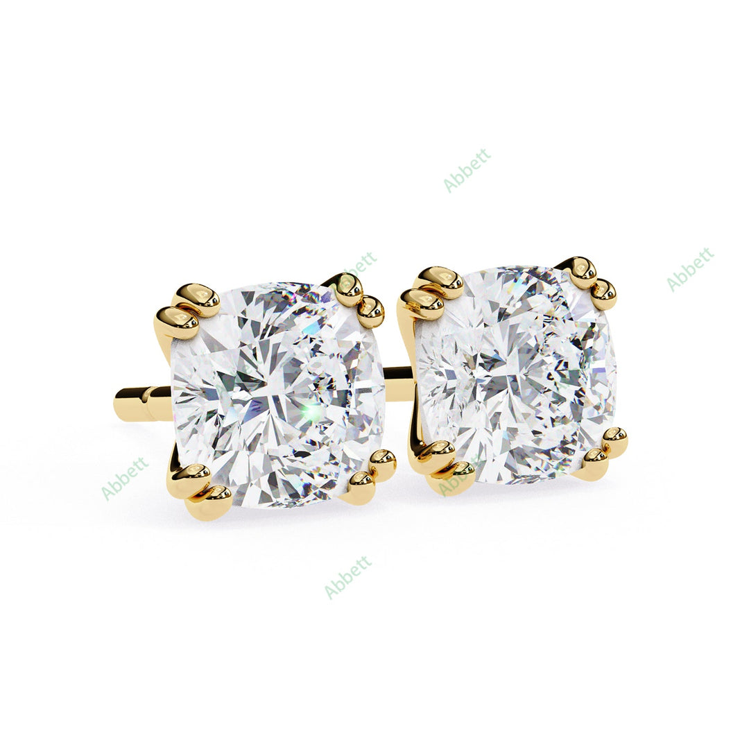 Cushion Eight Prong Studs Earring STEI1332