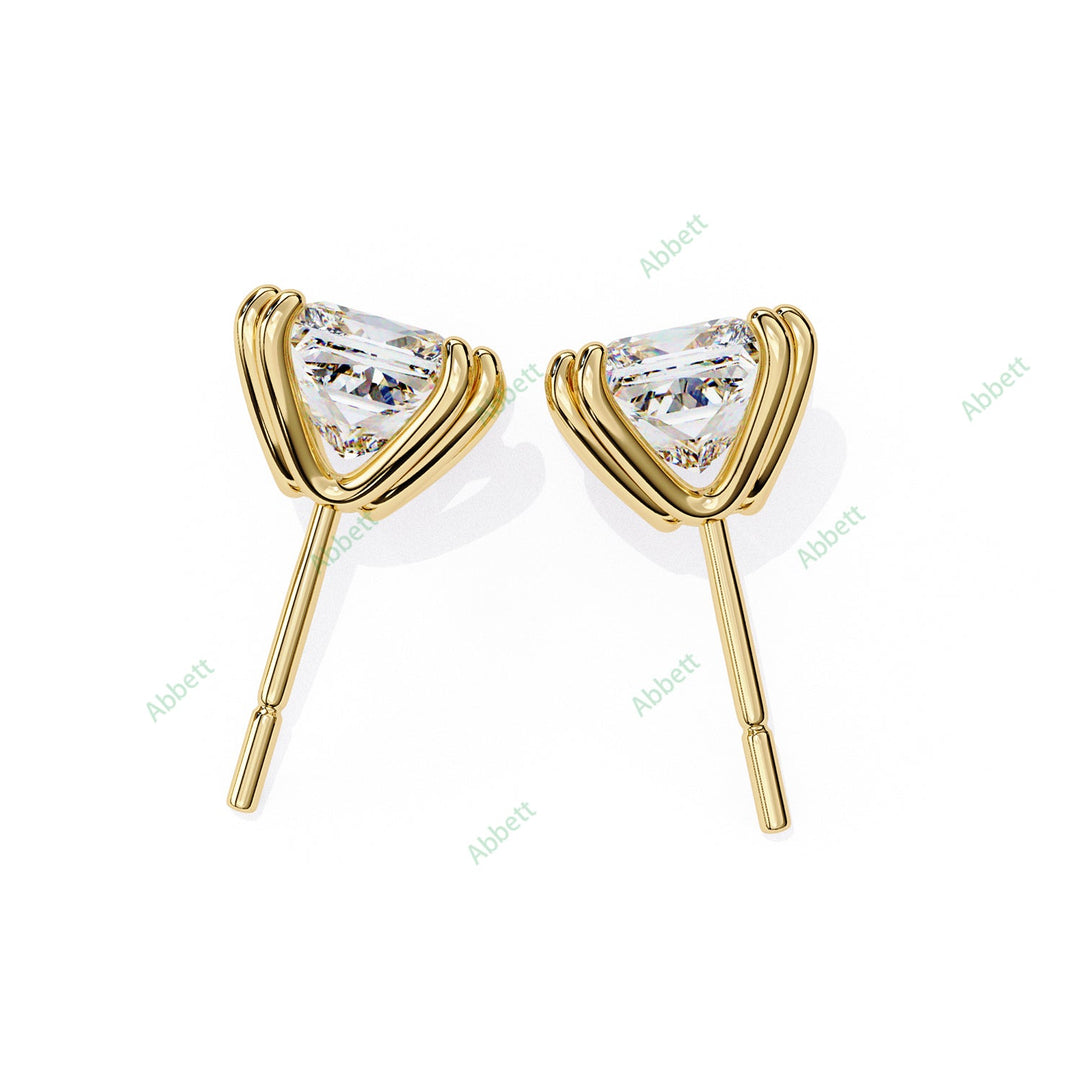 Princess Eight Prong Studs Earring STEI1333