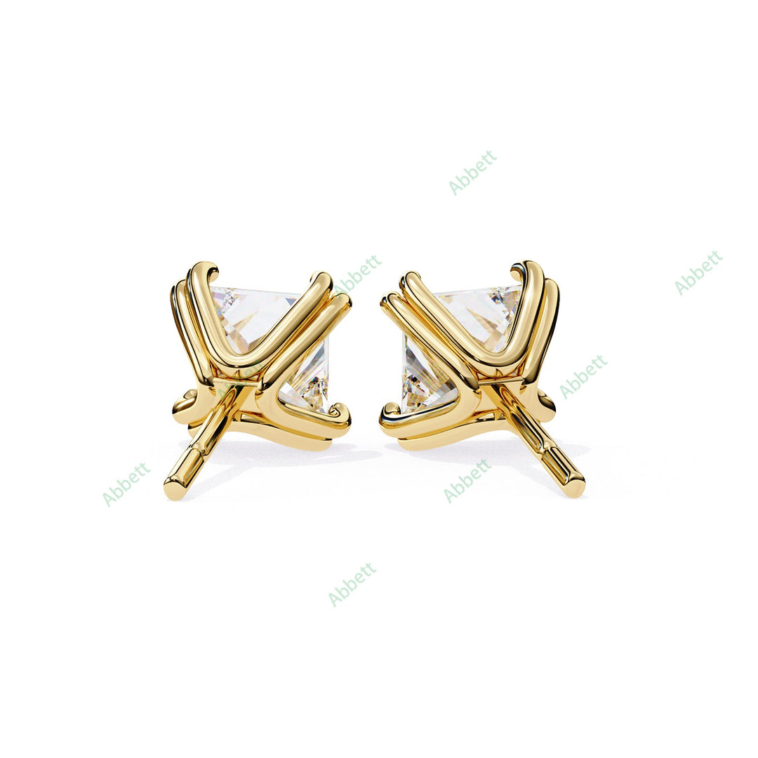 Princess Eight Prong Studs Earring STEI1333