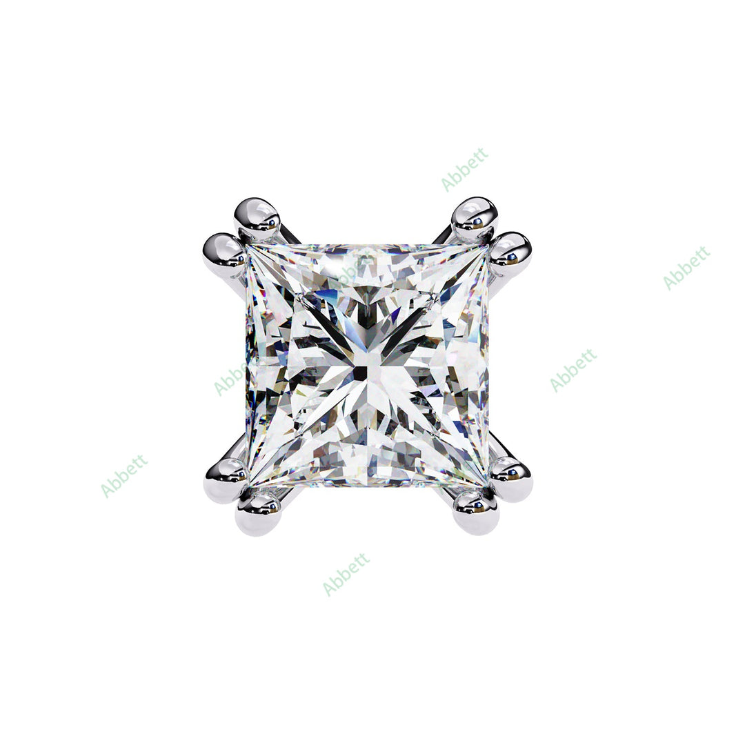 Princess Eight Prong Studs Earring STEI1333