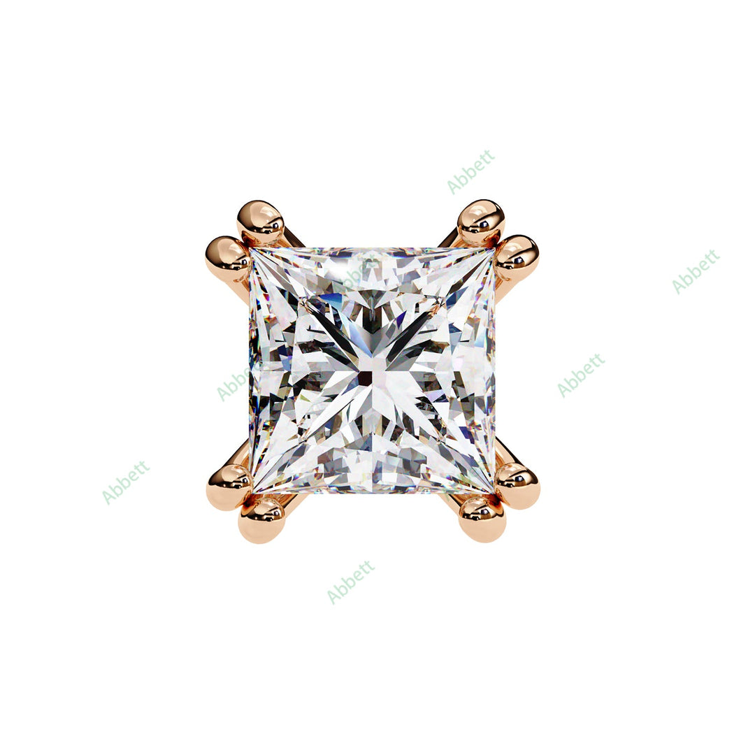 Princess Eight Prong Studs Earring STEI1333