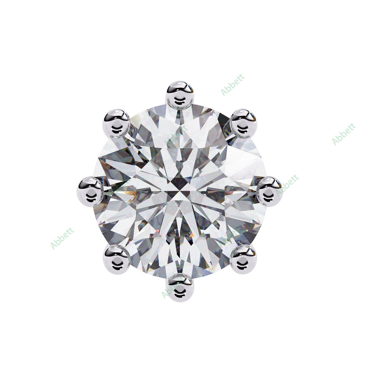 Eight Prong Stud Earring STEI1362