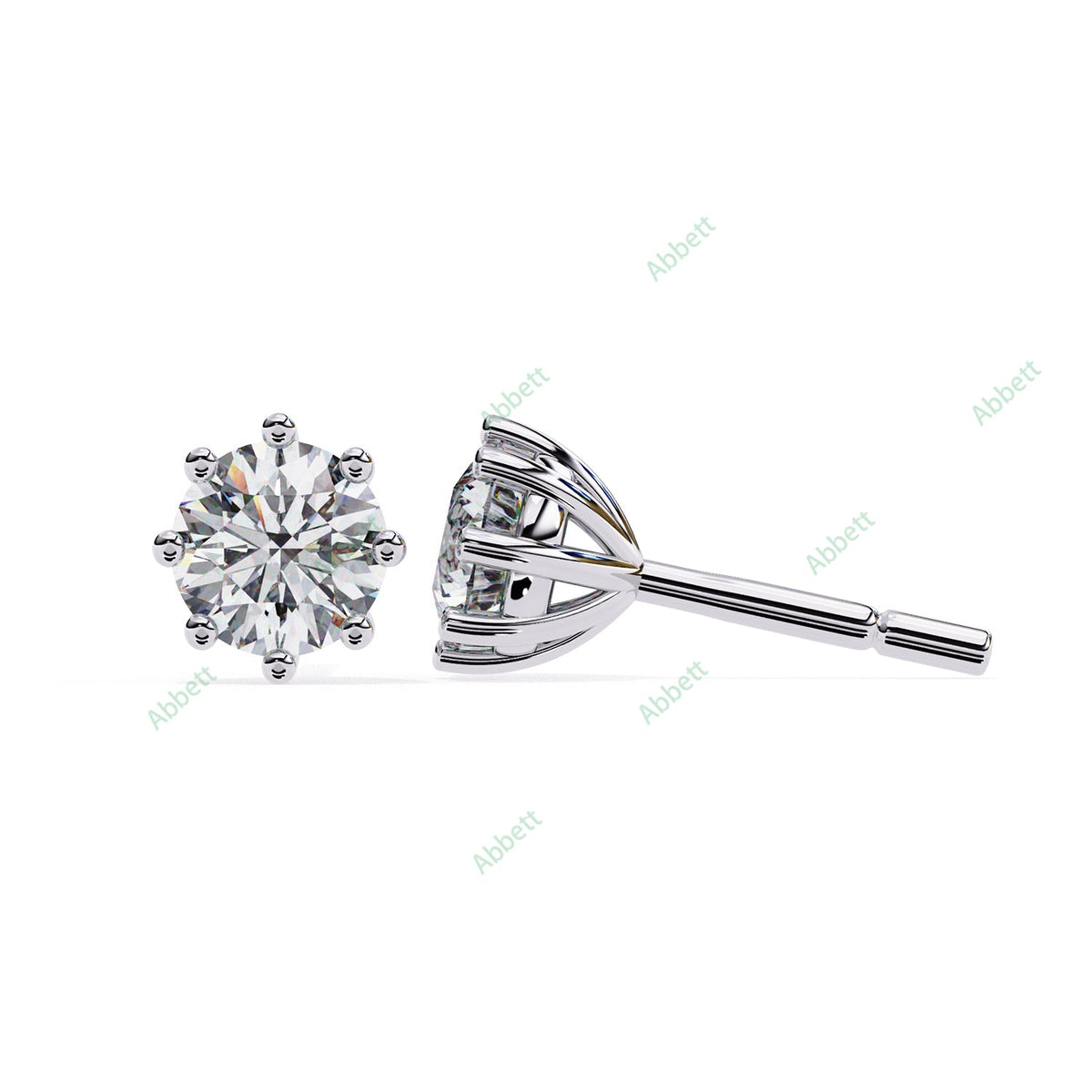 Eight Prong Stud Earring STEI1362