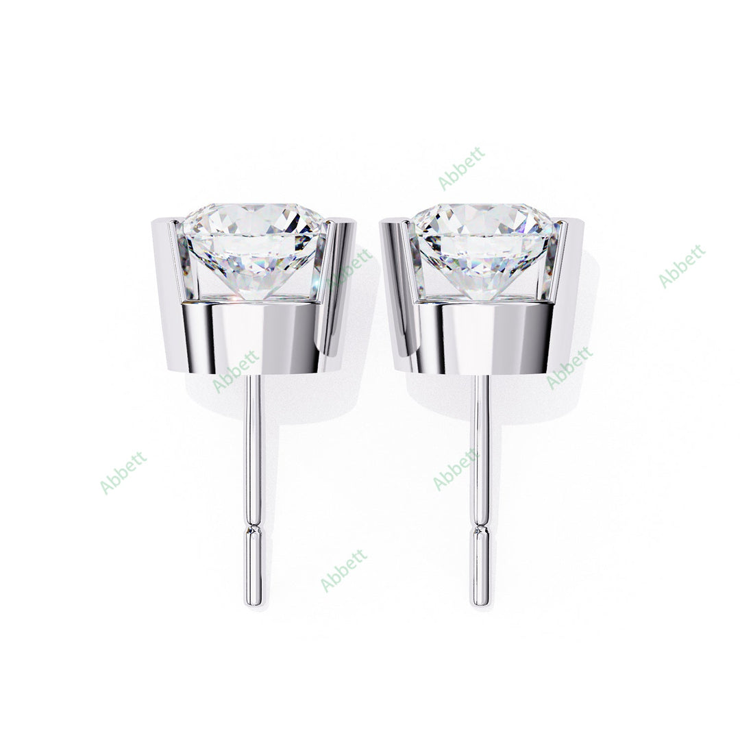 Round Fashion Studs Earring STFA1334