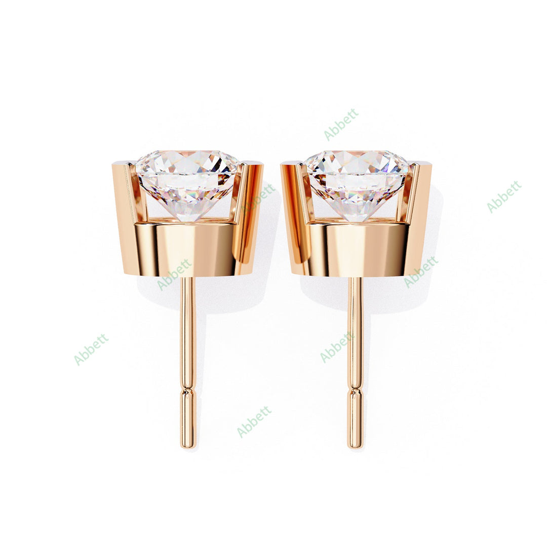 Round Fashion Studs Earring STFA1334