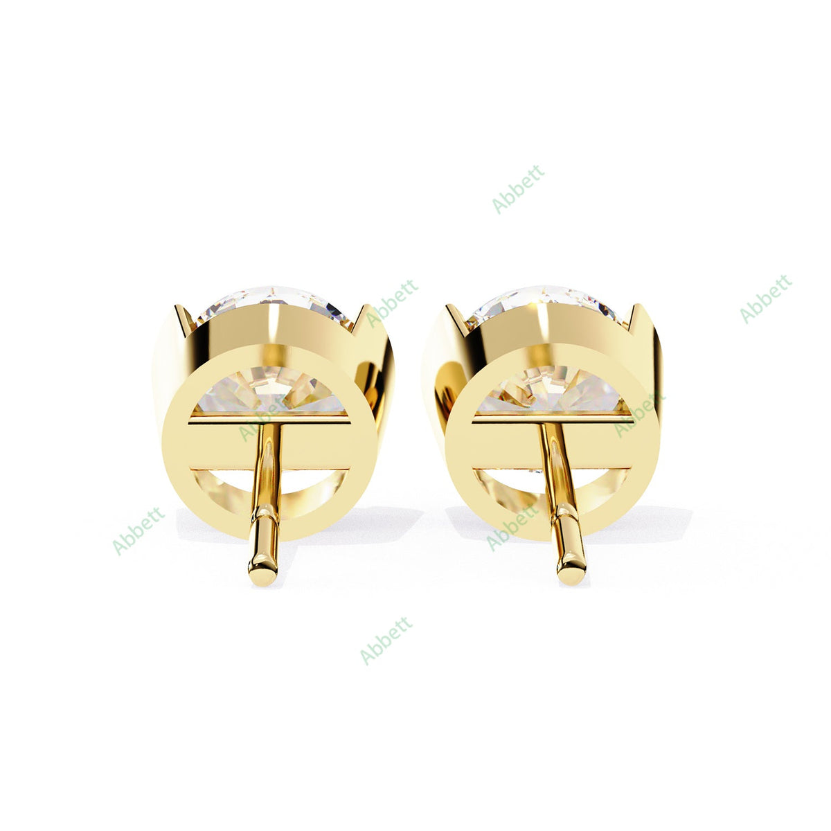 Bezel Stud Earring STFA1334