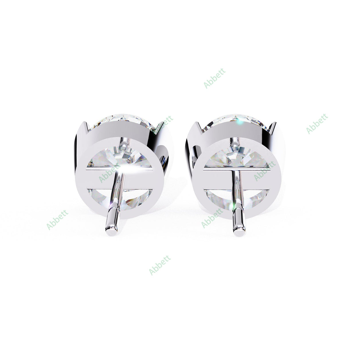 Bezel Stud Earring STFA1334