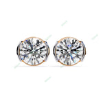 Load image into Gallery viewer, Bezel Stud Earring STFA1334