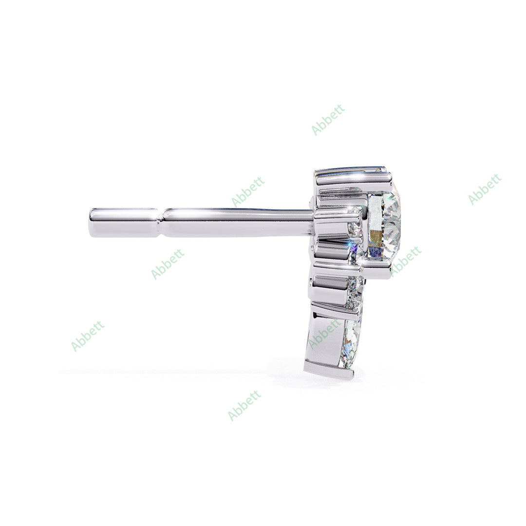 Round Fashion Studs Earring STFA1356