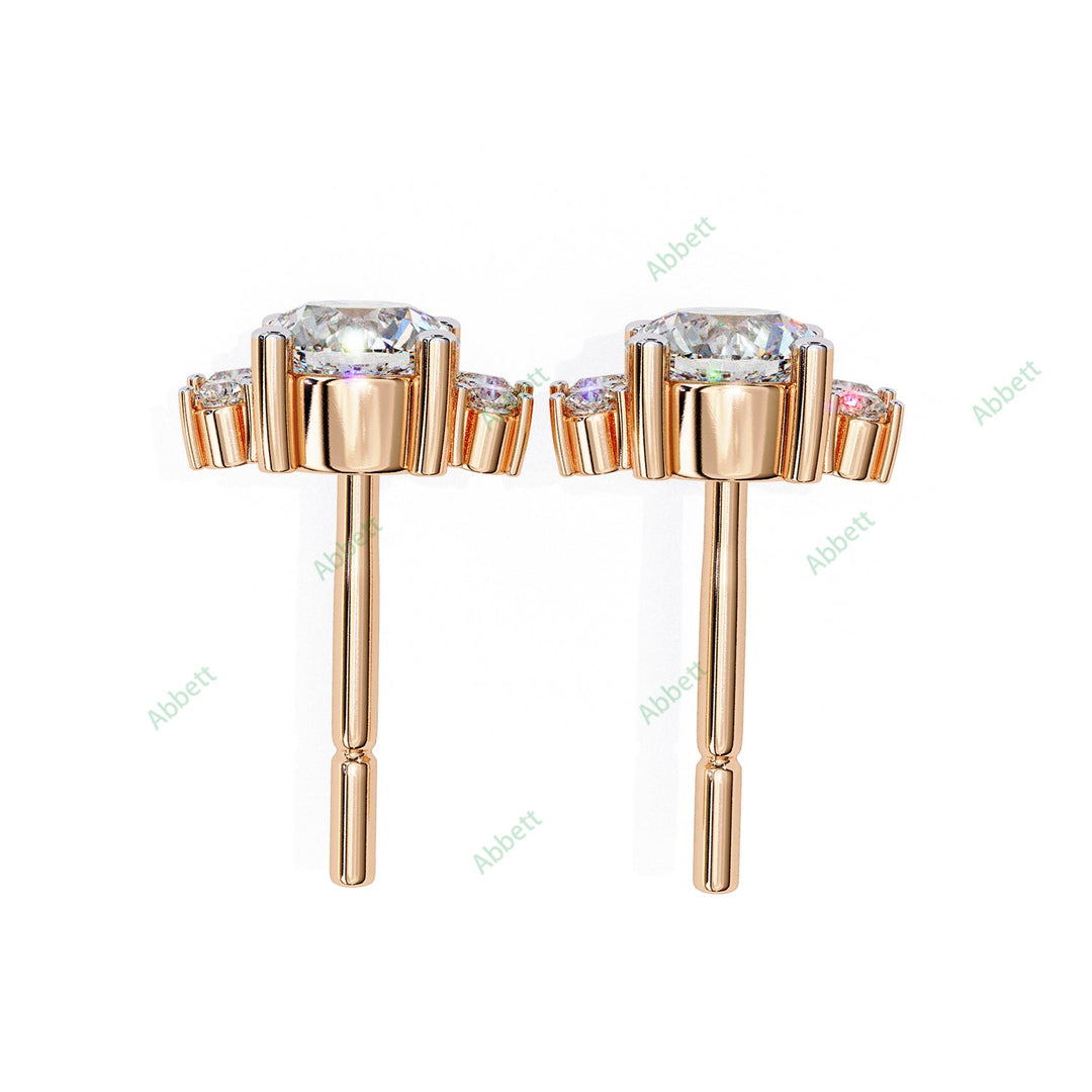 Round Fashion Studs Earring STFA1356