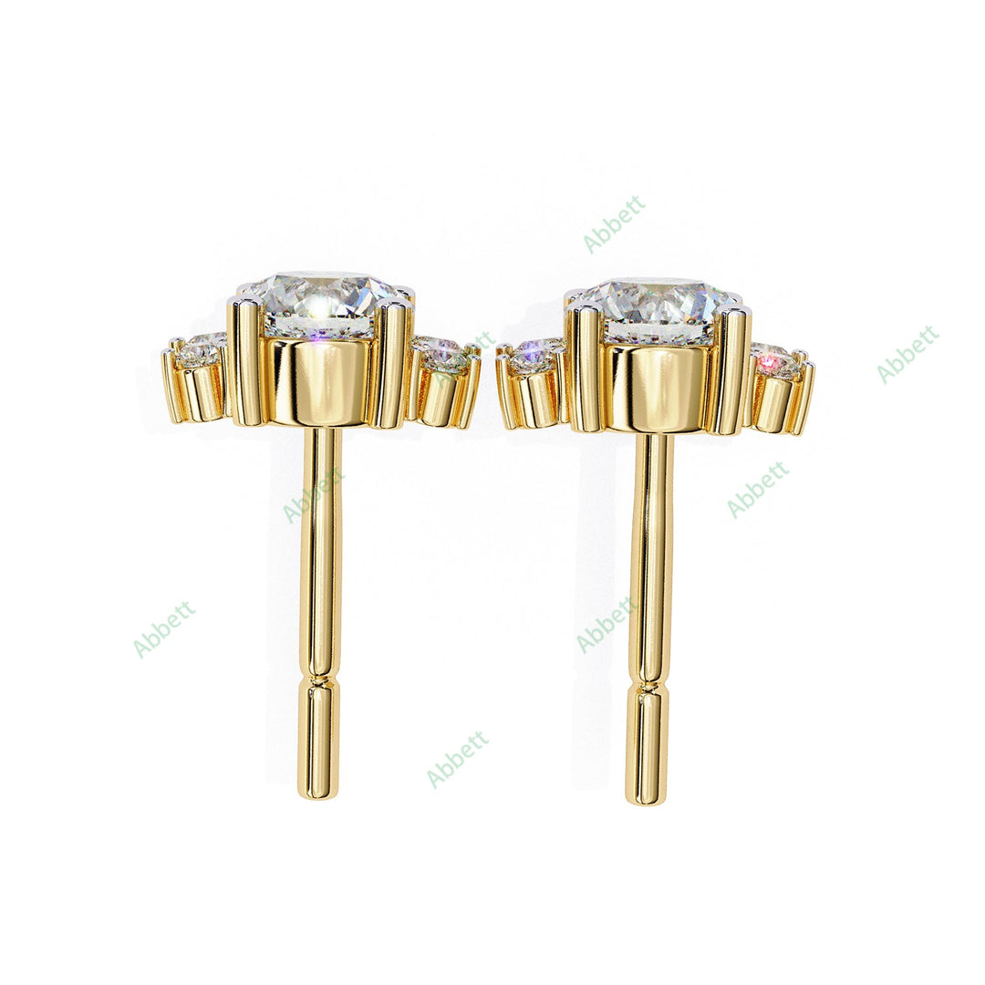 Round Fashion Studs Earring STFA1356
