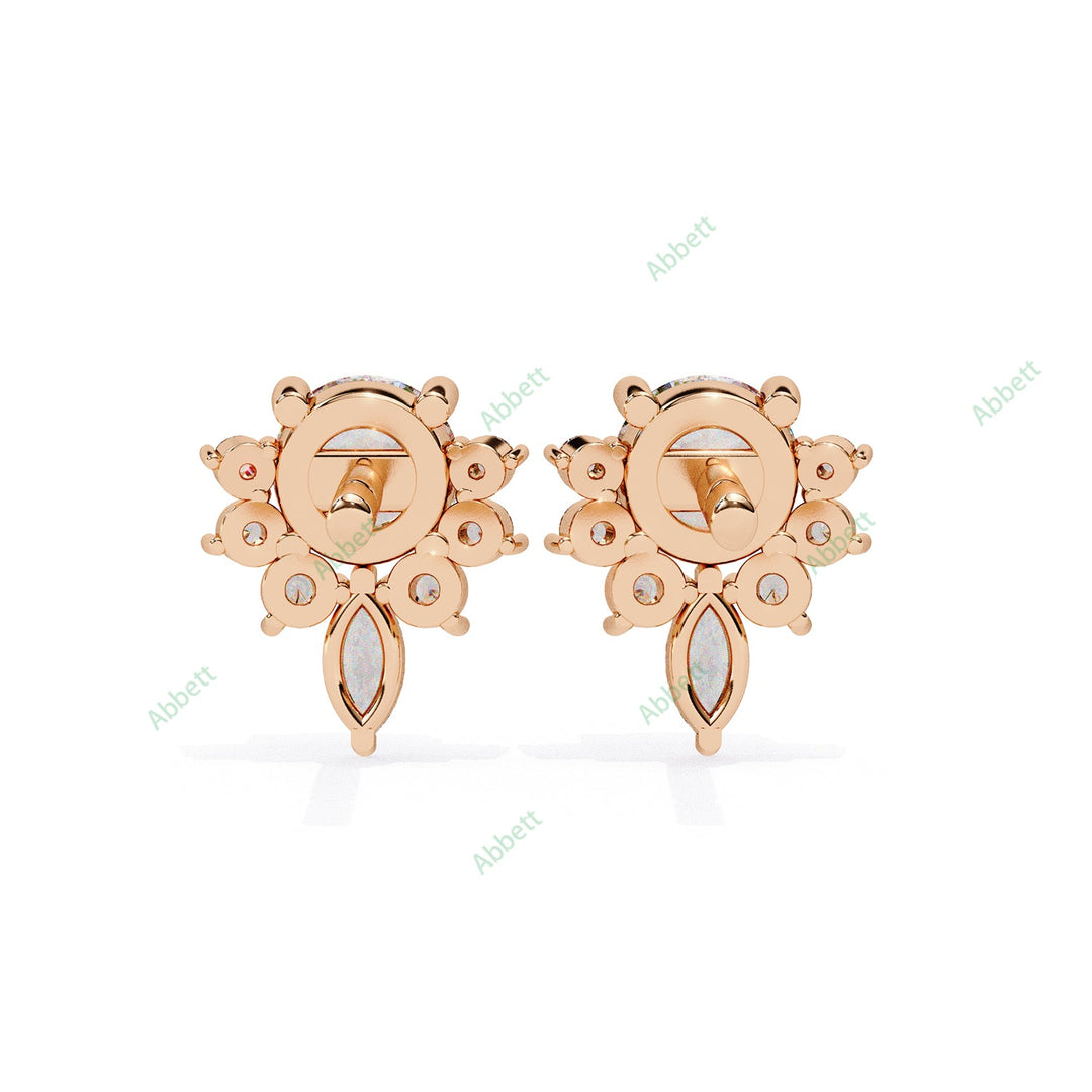 Round Fashion Studs Earring STFA1356