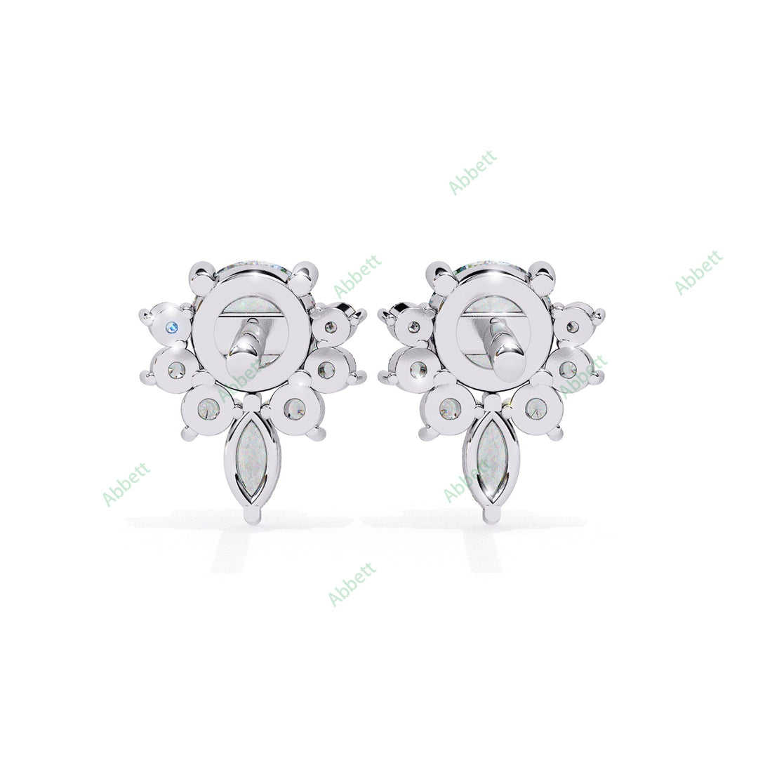 Round Fashion Studs Earring STFA1356