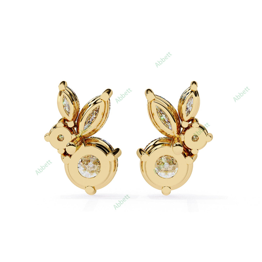 Round Fashion Studs Earring STFA1357