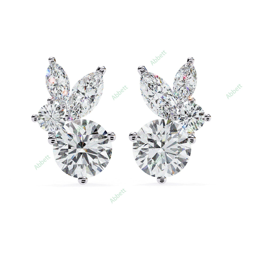 Round Fashion Studs Earring STFA1357