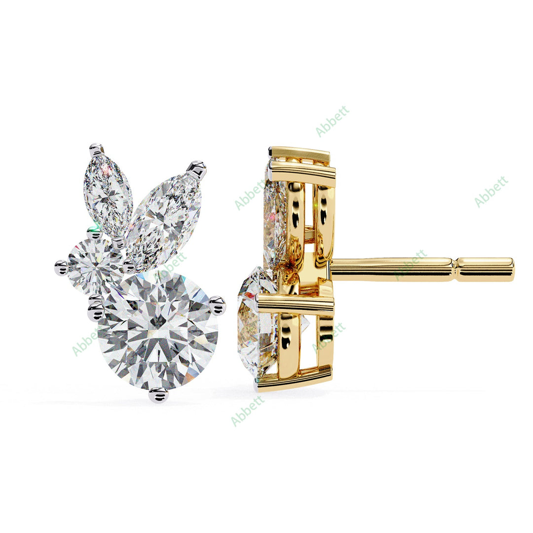 Round Fashion Studs Earring STFA1357