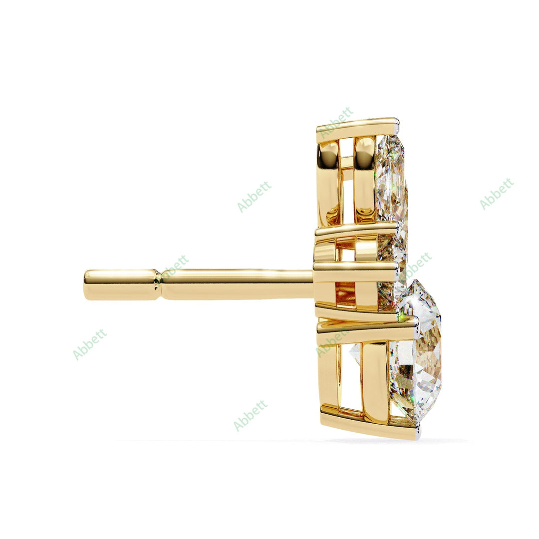 Round Fashion Studs Earring STFA1357