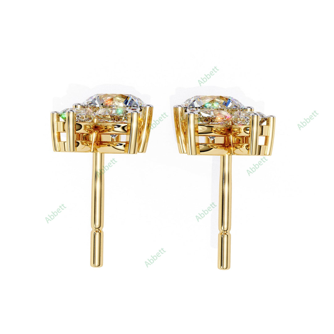 Round Fashion Studs Earring STFA1357