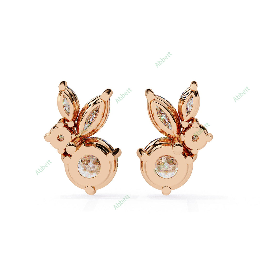 Round Fashion Studs Earring STFA1357