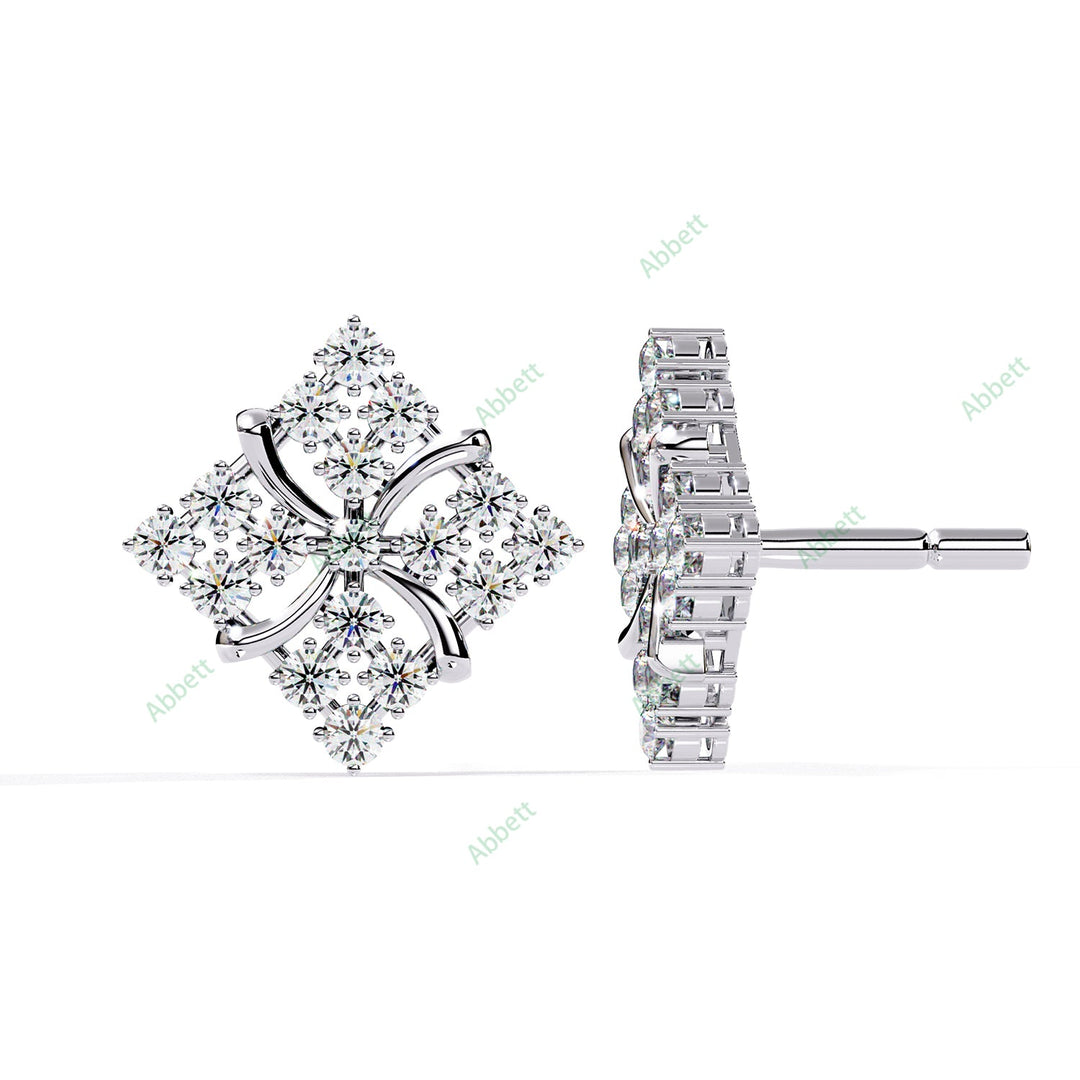 Round Fashion Studs Earring STFA1364
